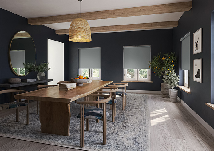 Florenza (Blackout), Urban Grey - Twist&Fit Roller Blind - Image 7